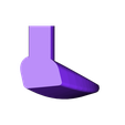 ELF_Pointy_Left_Foot.stl Fichier STL gratuit Elfe de Noël - Extrudeuse simple・Idée pour impression 3D à télécharger