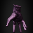 Hand_Wednesday_High2.png Wednesday Addams Family Hand for Cosplay 3D print model