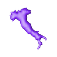 Italia cortado escala.stl 3D map, puzzle geography