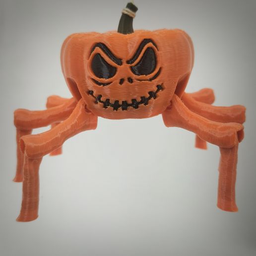 IMG_20241018_014349.jpg Flexi Halloween Pumpkin Spider now available in 3mf and stl