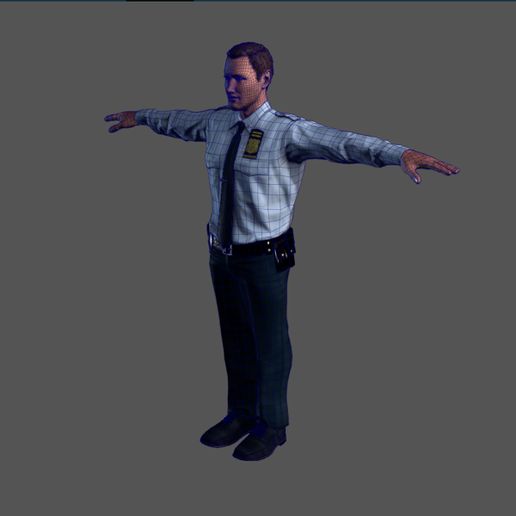 16.jpg 3D file Animated Police Officer-Rigged 3d game character Low-poly 3D model・3D printer design to download, igorkol1994
