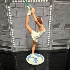 319925007_1185635785377449_6816405085758396315_n.jpg STL file STAR WARS ADVENT CALENDAR 2022 DAY #22 PTII, VINTAGE LEIA FIGURE SKATER FIGURINE ORNAMENT, 3.75", 1/18 KENNER, HASBRO・3D print design to download