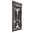 Wireframe-4.jpg Carved Door Classic 0802 White