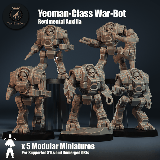 Yeoman-Class War-Bot - Presupported