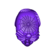 Sugar Skull Spider (Single Color File).stl SUGAR SKULL SPIDER CANDY BUCKET / BOWL / PLANTER NO SUPPORTS