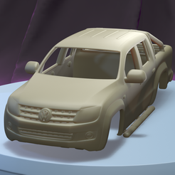 a001.png Fichier STL VOLKSWAGEN AMAROK CREWCAB 2011 (1/24) carrosserie imprimable・Objet imprimable en 3D à télécharger