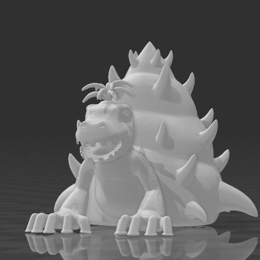 STL file Shellmon 🐉 ・3D printable model to download・Cults