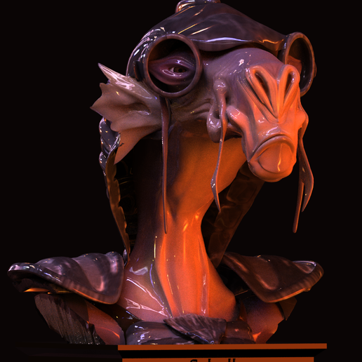 👤 Bust Seboulba - Star wars・ STL File for 3D printing・Cults
