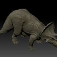 6.jpg Triceratops dinosaur figurine old school