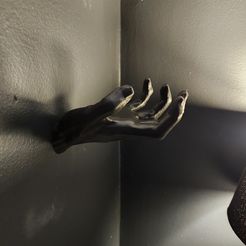 Hand.jpg STL file Wall Hand Candle Holders・3D printable design to download