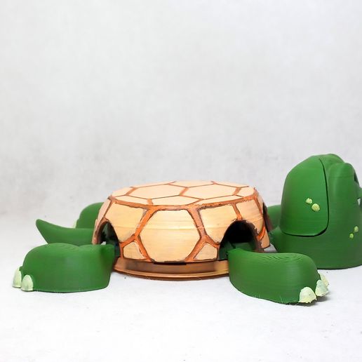 013.jpg Turtle cup holder  (No Supports needed)