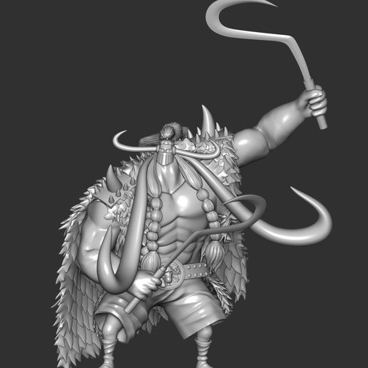 💬 One Piece - Jack・ 3D File for ・Cults