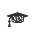 Garuation-HAT-2023-v0.png 2023 Graduation Hat Wall Art