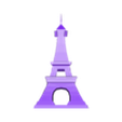 obj.obj Eiffel Tower - PARIS ARCHITECTURE - GASTRONOMY CARTOON 3D MODEL FRANCE Famous monument