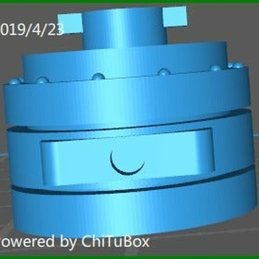 Dune Crawler Weapon Mount - For Stock Crawler 3D model