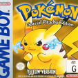Pokemon - Yellow Version - Special Pikachu Edition (Europe).png LITHOPHANE Cover Pokemon Pikachu Edition Gameboy Nintendo