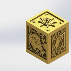 Box Virgo.JPG Datei STL Box Golden Virgo・Design für 3D-Drucker zum herunterladen