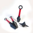 1-2.jpg Magnets in the shape of Kunai and planted Shuriken, Naruto style.