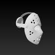 ImageToStl.com_1a5d890acd574575aca820addb94a781_stl-1.png Classic Horror Hockey Mask 3D Model #halloweenstl