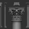 2-ZBrush-Document.jpg 90 classical columns decoration collection -90 pieces 3D Model