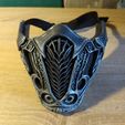 Sub-Zero mask from Mortal Kombat 2021