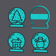 HCH000011CCxL-SNOWGLOBE.png Snowglobe - 3 Cookie Cutters with stamp and embosser