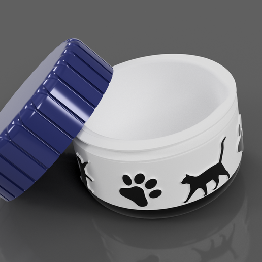 Cat-Cup-v10.png Cat Themed Container with Lid