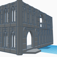 Modular facade.png Ultimate Modular Gothic Building Kit - For small printers
