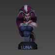 luna_render_bust-3.jpg Queen Luna Lunatacs + Amok thundercats villains STL files 3d printing collectibles fanart by CG Pyro