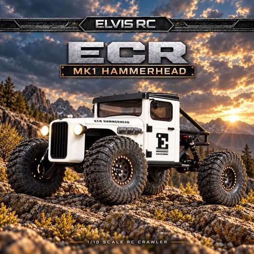 ECR Mk1 "Hammerhead" _1/10 RC Body and Chassis
