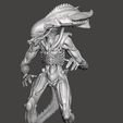 8.jpg Praetorian Alien - Aliens Fireteam Elite Articulated Hi-Poly STL Xenomorph for 3D printing