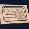 0-US-Flag-Army-Seal-Tray-©.jpg US Flag Army Seal Tray - CNC Files for Wood (svg, dxf, eps, ai, pdf)