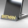 Mini-Cellphone-Stand-BATMAN-2.jpg Batman Logo Cellphone Stand