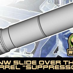 UnW-over-the-barrel-suppresor.jpg UNW slide over the barrel “suppressor” for paintball