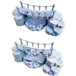 720X720-bridge.jpg 3D file Rope Bridge Over Bubbling Lava・3D printer design to download