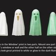 2f547b9f6f57d549a2a1515ab452c032_display_large.jpg Free STL file Ghosts in the Window (or Wall)・Template to download and 3D print, Muzz64