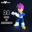 vegeta_ultra_ego_ez3dtoys_final_image_010.jpg Archivo STL Vegeta Ultra Ego, Articulate Action Toy - NO support needed・Modelo de impresora 3D para descargar