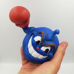 244711125_378393747271744_1766931773164230428_n.jpg STL file "Goopy Le Grande" (CUPHEAD FanArt).・3D printer design to download