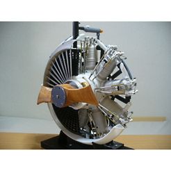 00-Engine-Assy01.jpg STL file Radial Engine, Water-Cooled, 1910s・3D print object to download