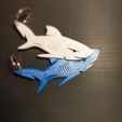 IMG20210502204148.jpg Fichier STL gratuit Porta Chiavi, porte-clés Requin・Modèle à télécharger et à imprimer en 3D