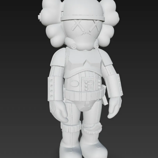 彫刻・オブジェ KAWS STAR WARS Storm Trooper KAWS Star Wars Stormtrooper Mini Version - US
