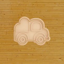 auto-v1.png Car heart Cookie Cutter