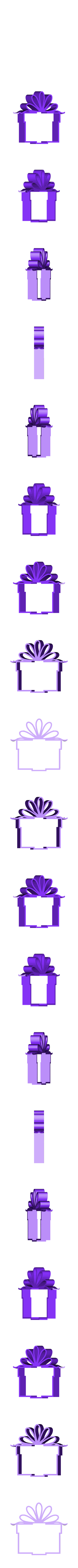 Ribbon_Part_2.stl Lockable Present Ornament