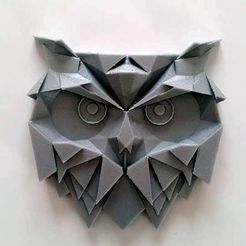 28.Labels_3D_printing_Oldenburg_architecture_models_geometrical_owl.jpg STL-Datei Geometrical owl kostenlos・3D-Druck-Vorlage zum herunterladen