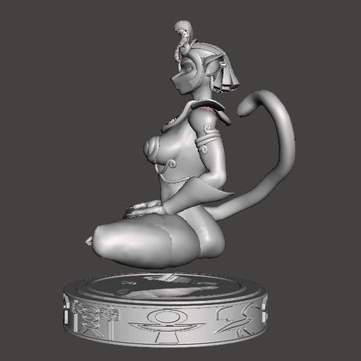 20-7.jpg Bastet Meditating Statue