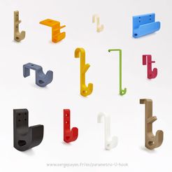 U-Hook-01-variations.jpg Customizable U-Hook