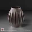 1001-bulb-vase-0004.jpg Archivo STL VASO・Modelo imprimible en 3D para descargar