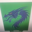 Dragon-BBS.jpg DRAGON CARD BOX LID WITH BEAR MODELED IN FOR EASY in software painting