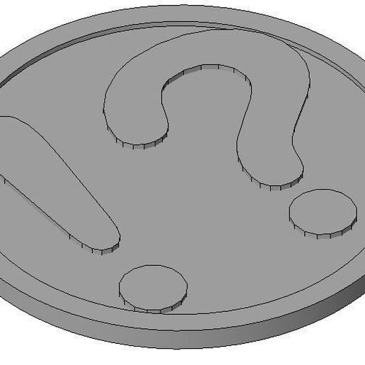 coaster !QUEST2.JPG STL-Datei coaster !? kostenlos・Design für 3D-Drucker zum herunterladen, JOYs-3D