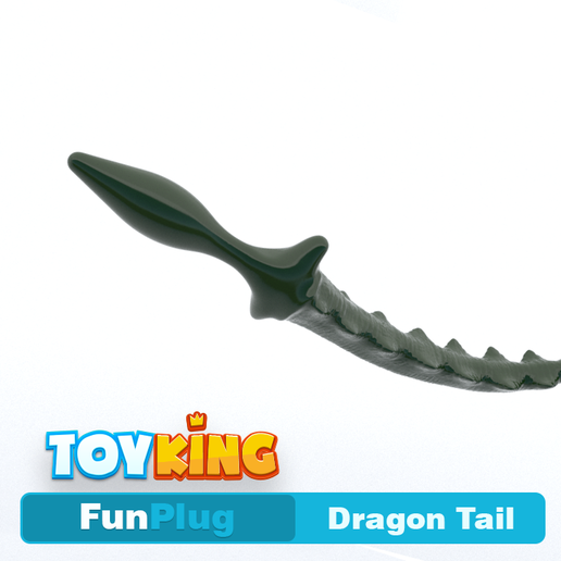 Dragon tail - Buttplug STL File for Cults